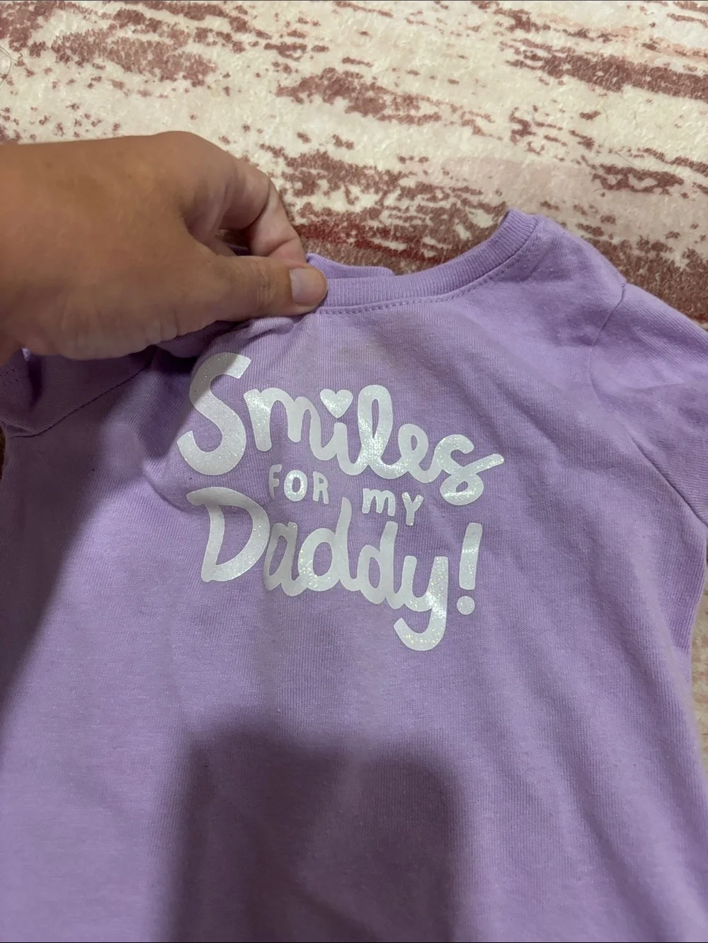 Carter's Lilac Short-Sleeve Tee with 